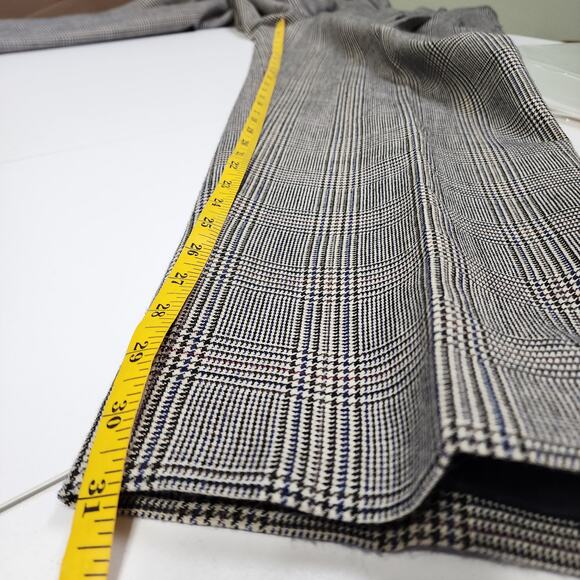 Alanni by Donnybrook Womens Plaid Wool Trouser Pants Size 12 Career Academia 90s - Picture 10 of 11